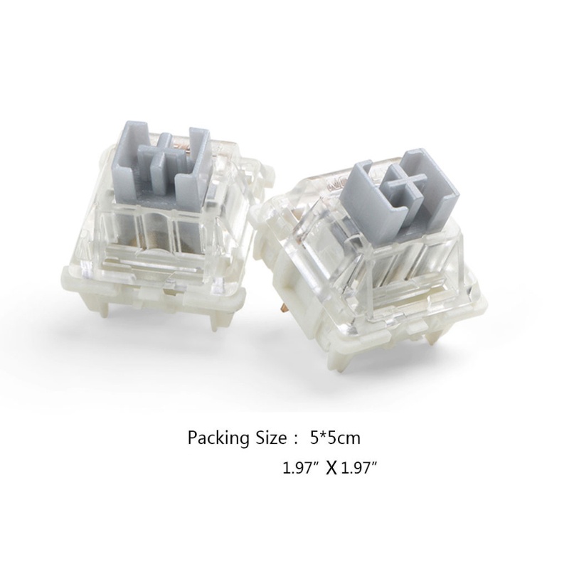 Set 2 Công Tắc Bạc NAMA Tuyến Tính 45g Cho Bàn Phím Cơ