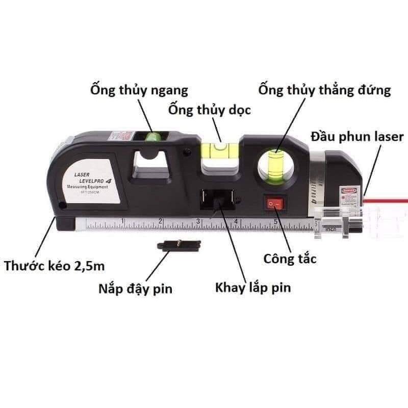 THƯỚC LIVO LASER ĐA NĂNG