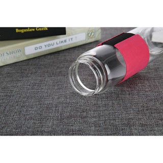 Bình thủy tinh pha trà có lọc trà 450ml cao cấp