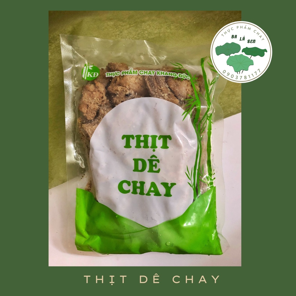 Thịt dê chay  cao cấp, chưa chế biến, bảo quản lâu đóng gói 500g