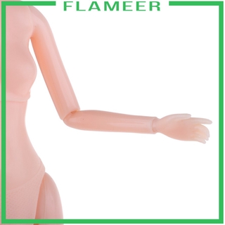 [FLAMEER] 12 Joints Nude Body Parts & Doll Stand Display Holder for Barbie Body Doll