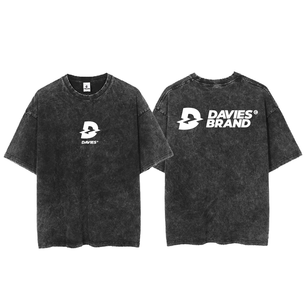 Áo Thun Wash Loang Cotton Áo Phông In Chữ Form Rộng Tay Lỡ Dáng Oversize Nam Nữ Chất Vải Dày Dặn Mặc Mát Mẻ