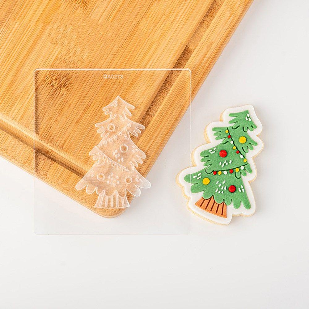 Khuôn Dập Nổi Tạo Hình Trang Trí Bánh Quy Chủ Đề Giáng Sinh