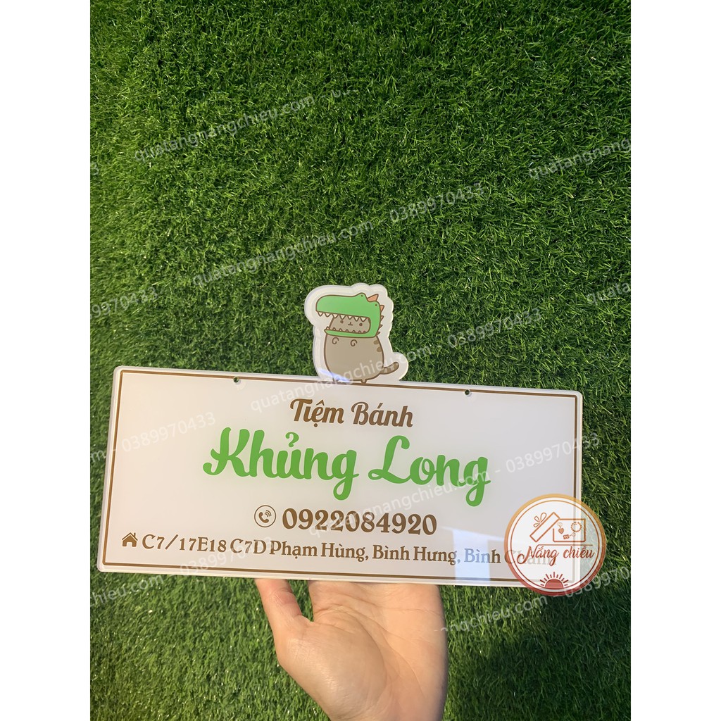 Bảng hiệu treo ở tiệm bánh_ bảng hiệu shop giá rẻ_ bảng hiệu xinh
