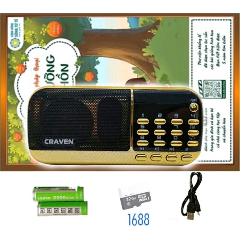 Loa Pháp Thoại Caraven Cr-836s 1688 Bài Hàm Dưỡng