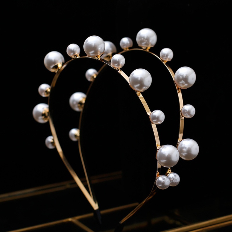 Băng Đô Đính Ngọc Trai Thời Trang Dành Cho Cô Dâu