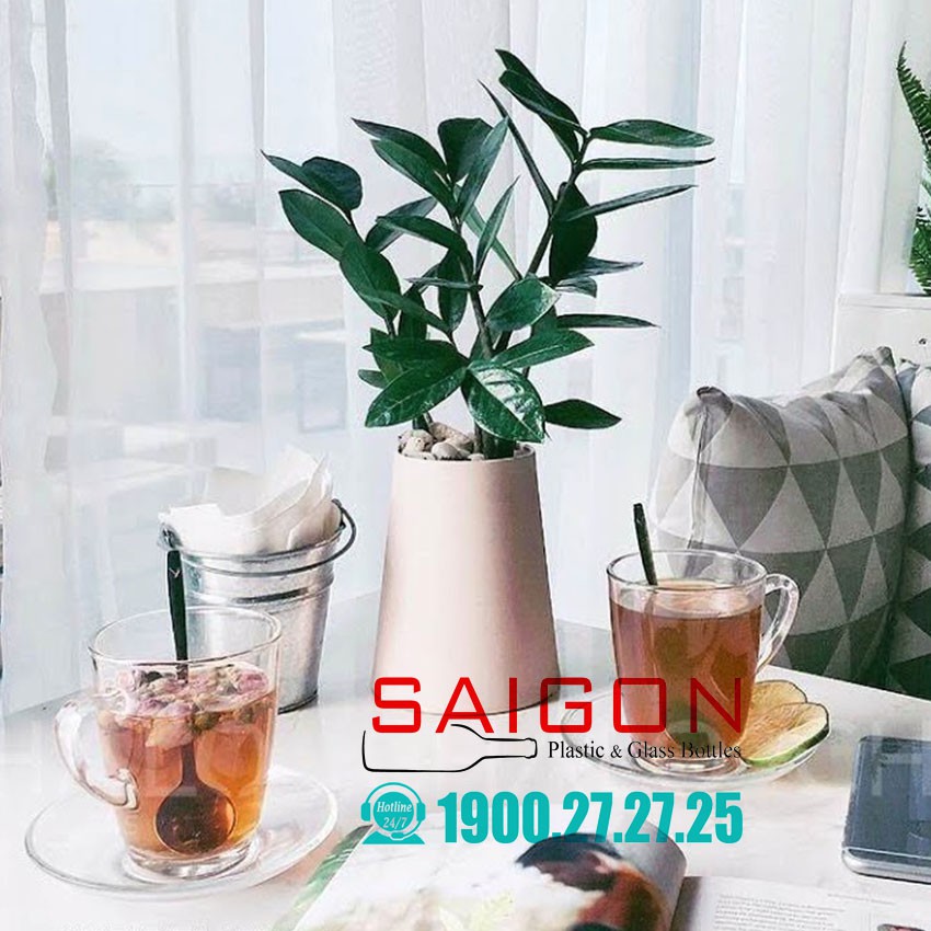 Bộ Tách Thủy Tinh Uống Trà 334ml | UNI.343 , Nhập khẩu Thái Lan | BigBuy360 - bigbuy360.vn