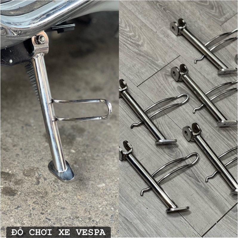 chân chống inox,kèm lò xo 304 VESPA