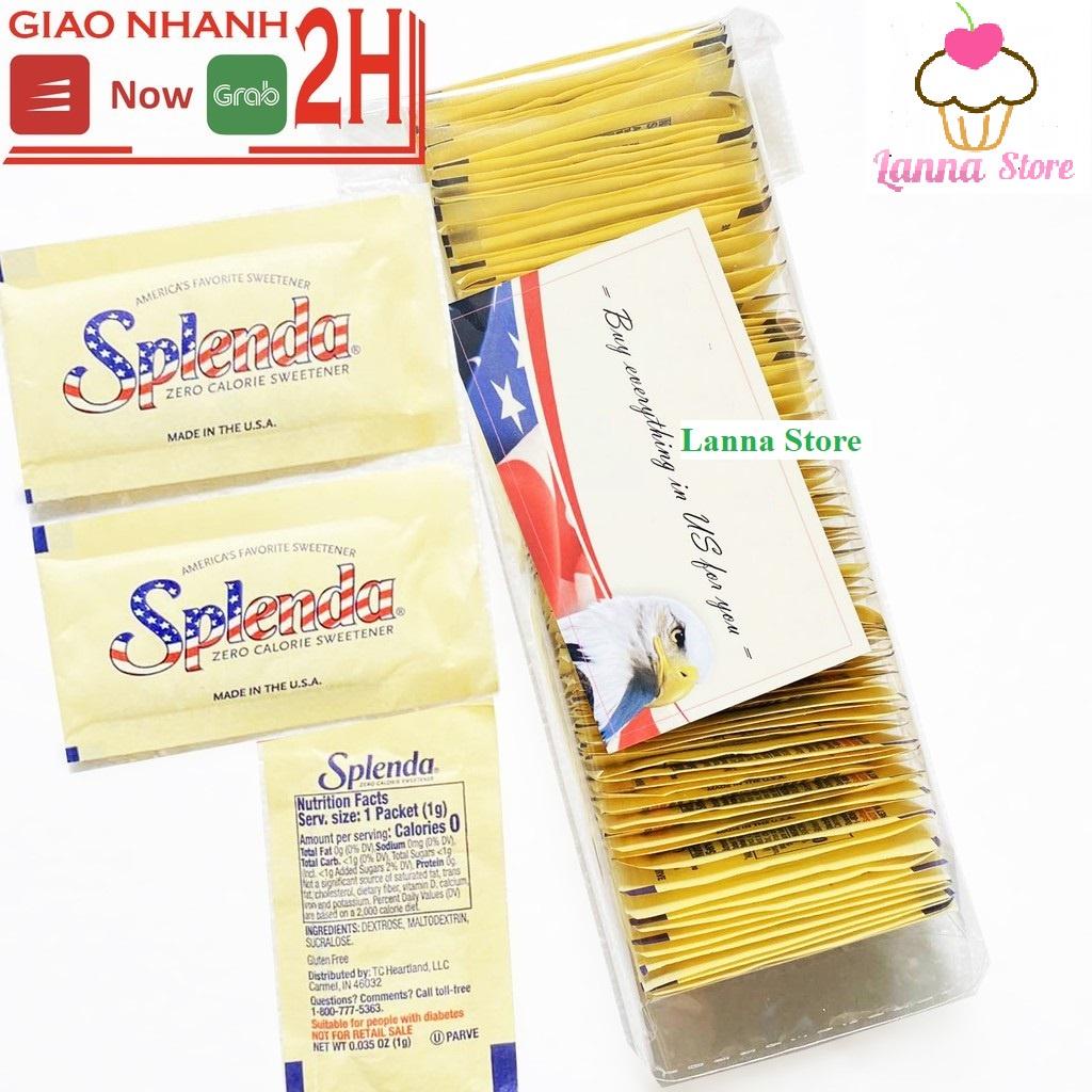 Đường ăn kiêng bệnh đường huyết giảm cân eatclean healthy keto tốt sức khoẻ Splenda chính hãng USA