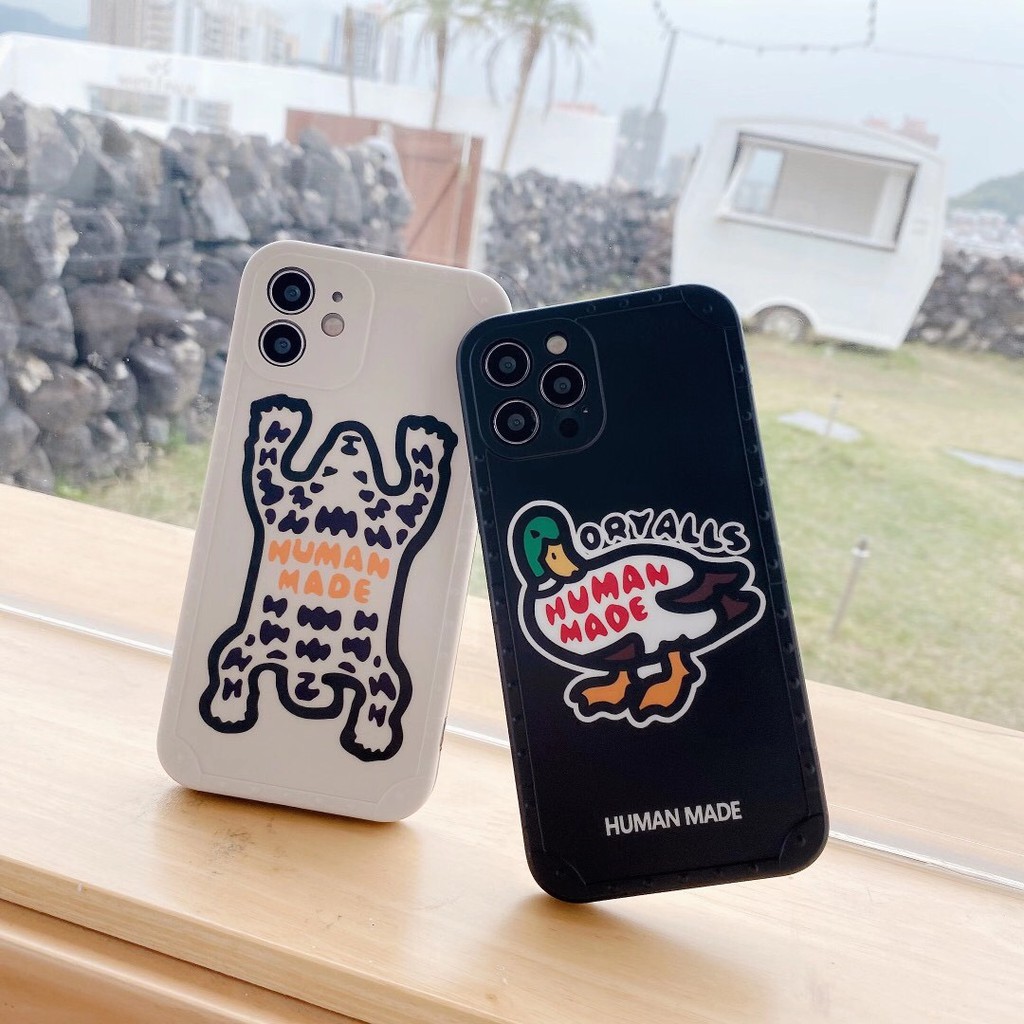 Hợp iphone case 12/12mini/12pro/12pro max/11/11pro/11pro max/xs max/xr/xs/x/8/7/8plus/7plus Human made   Loving Edge  Ống kính bảo vệ trọn gói