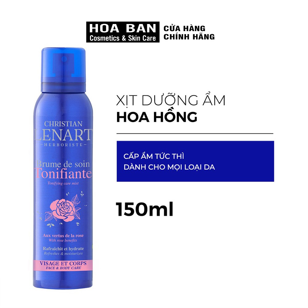 [Có Bill] Xịt Dưỡng Ẩm Christian Lenart Brume Tonifiante aux extraits de Roses 150ml | BigBuy360 - bigbuy360.vn