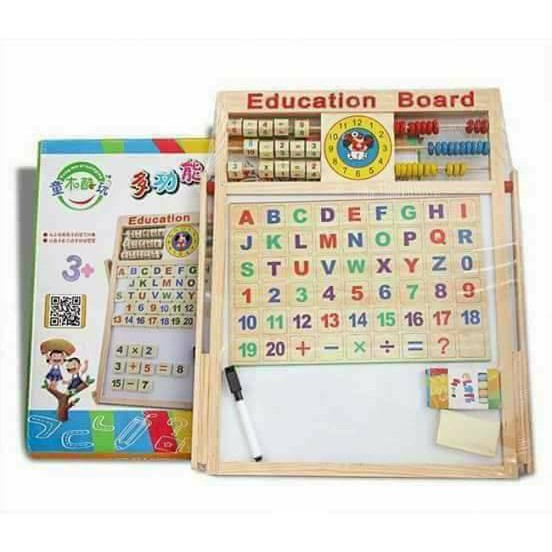 Bảng Từ 2 Mặt Education Board Và Bộ Chữ Số Cho Bé