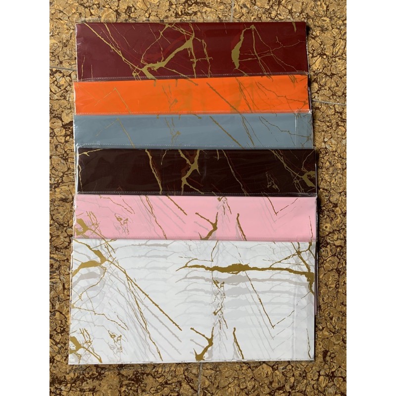 20 tờ mika mờ vân đá gói hoa siêu sang