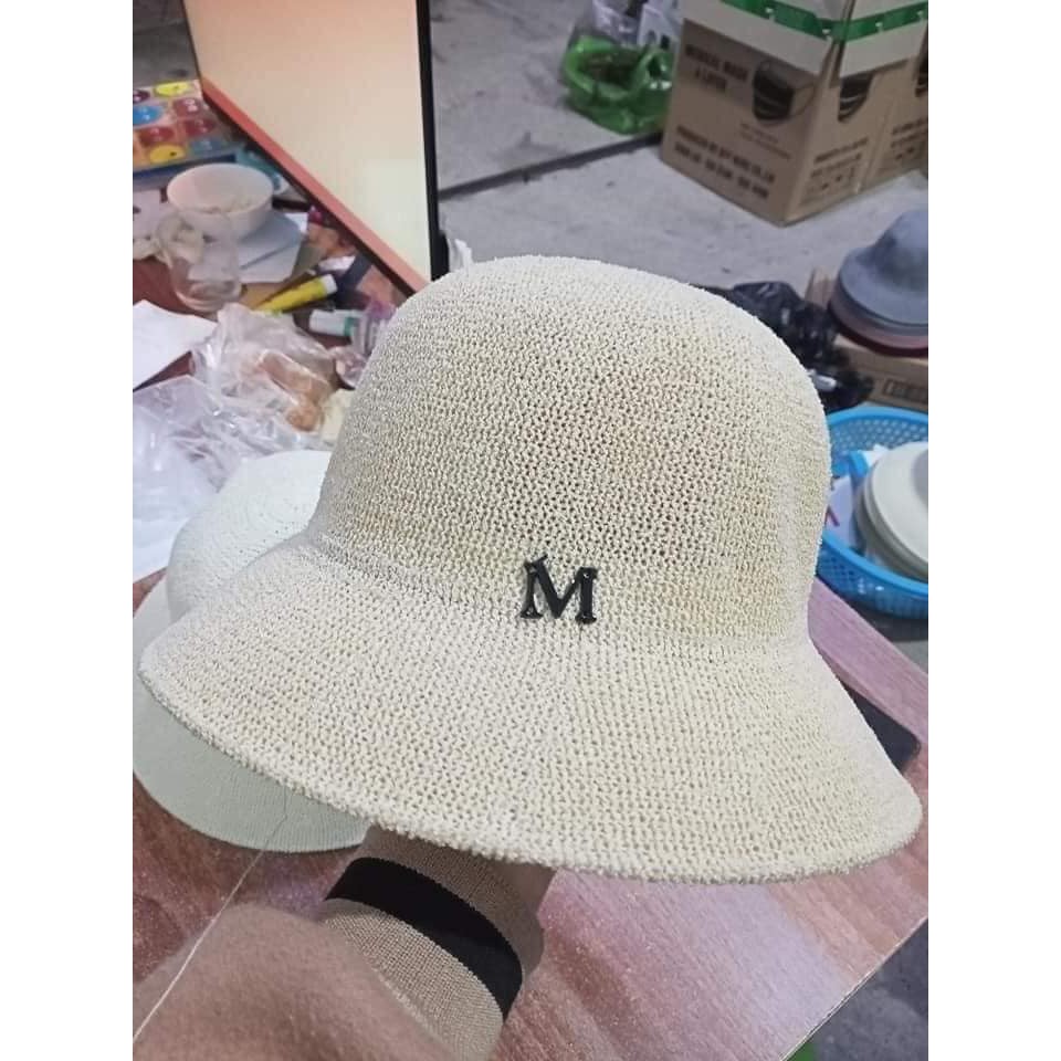 Mũ Cói Chữ M Cho Chị Em Diện Hè