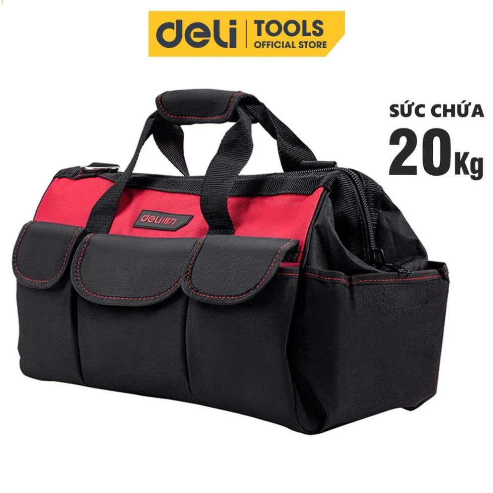 Túi Đựng Đồ Nghề Dụng Cụ Deli Siêu Bền - Nhiều Ngăn Tiện Dụng, Vải Chống Nước - Dễ Dàng Di Chuyển DL5862 .