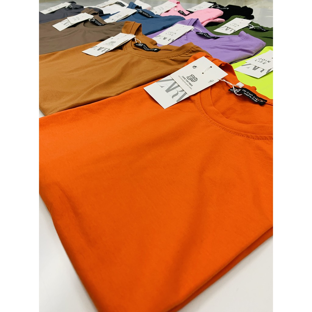 Áo Zara nữ kiểu độn vai full bảng màu hot 2020 - 100% cotton 4 chiều hàng xuất khẩu