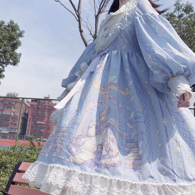 [SẴN] Đầm Lolita Xanh - Kèm ảnh thật ✨ | BigBuy360 - bigbuy360.vn