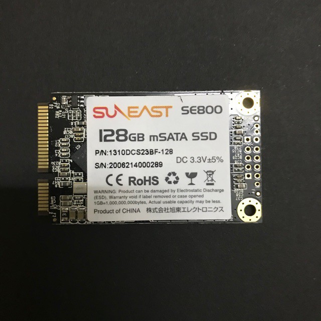 Ổ cứng SSD 128GB Msata Suneast SE800 Chính hãng - Bảo hành 36 tháng !!! | WebRaoVat - webraovat.net.vn