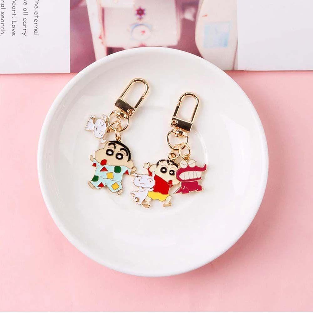 Móc Khóa Hình Cậu Bé Bút Chì Shin-chan Dễ Thương Trang Trí Túi Xách / Điện Thoại