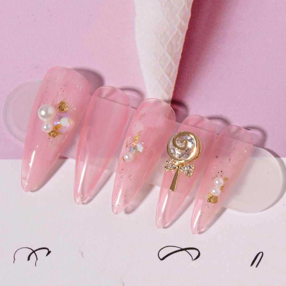 Cây Kẹo Mút CABEZA Trang Trí Móng Tay|Phụ Kiện Kim Loại Trang Trí Móng Tay DIY Xinh Xắn