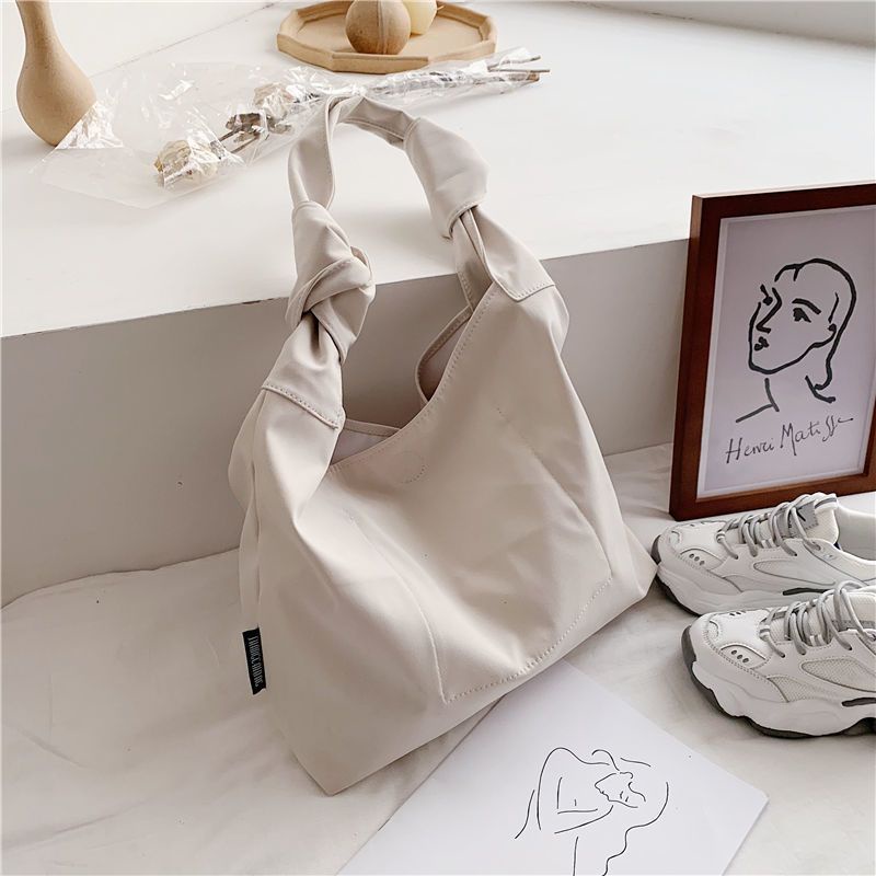 Túi Đeo Vai Cỡ Lớn Bằng Nylon Màu Sắc Đơn Giản Thời Trang Cho Nữ