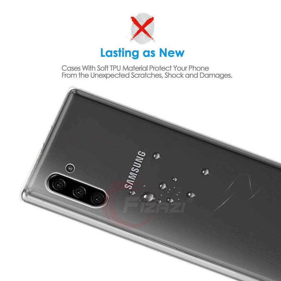 Ốp Silicon Trong Suốt Cho Samsung Galaxy Note 10 Hiệu OU Case, Ốp Lưng Samsung Galaxy Note 10