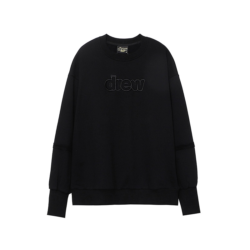 Áo Sweatshirt Cotton Tay Dài Thêu Chữ DR &amp; W Hàng Bán Chạy Plus Size Cho Nam Và Nữ