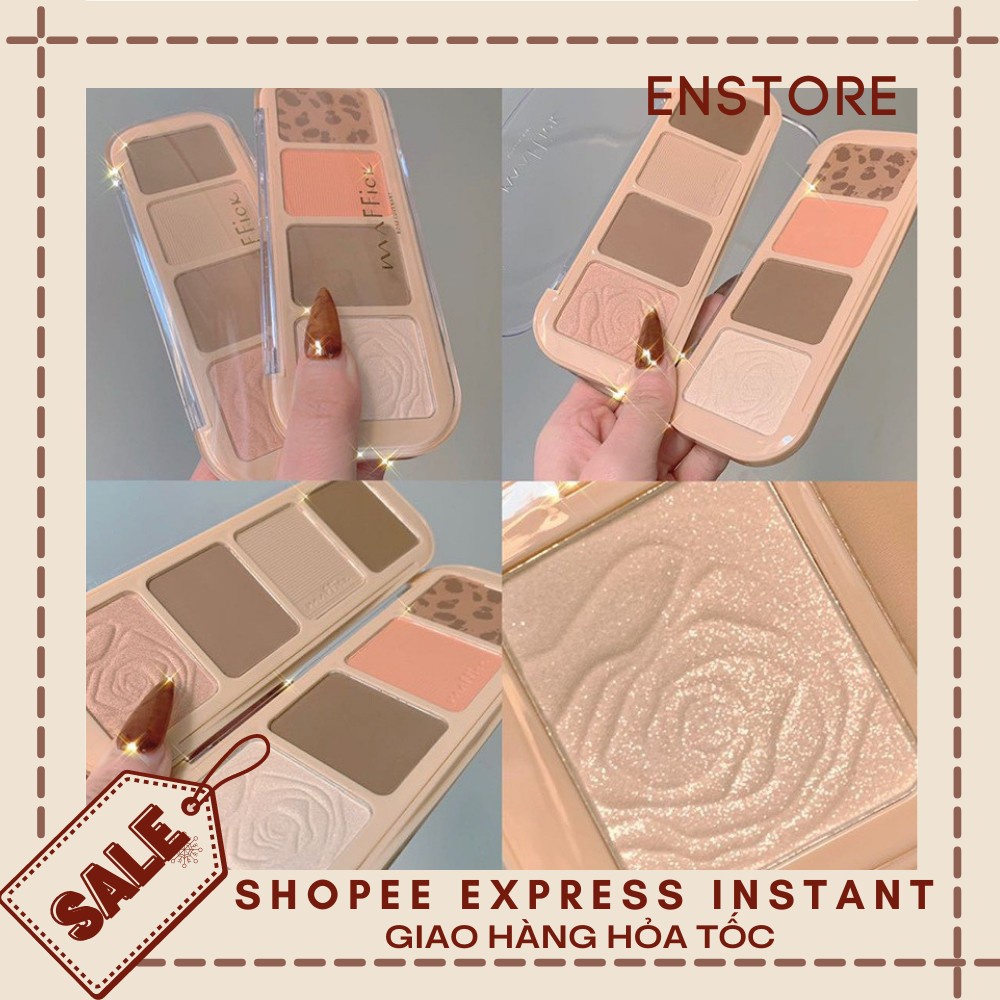 [MAFFICK] Bảng má khối highlight 4 ô Maffick (MF074)