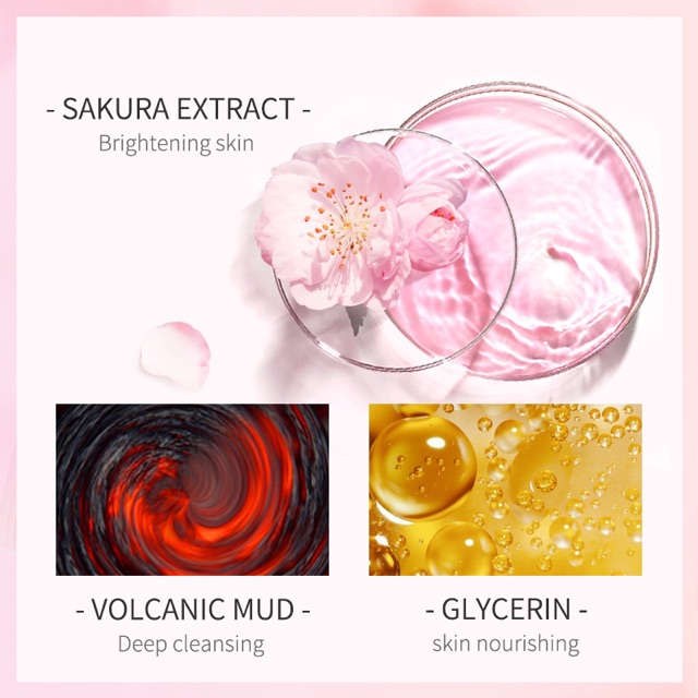 MẶT NẠ BÙN KHOÁNG HOA ANH ĐÀO SAKURA LAIKOU