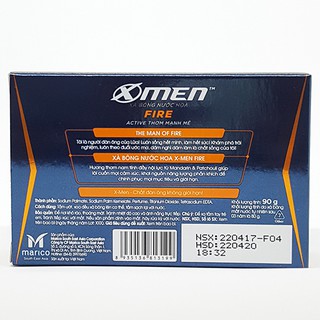 Xà bông cục X-men Fire 90g