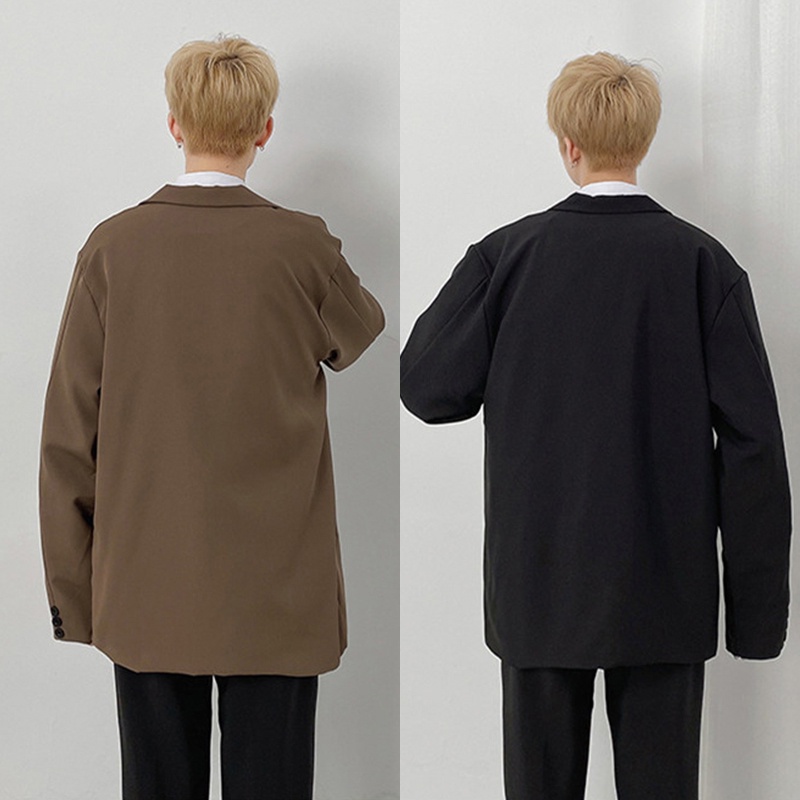 Áo khoác blazer phong cách Hong Kong thời trang xuân thu cho nam
