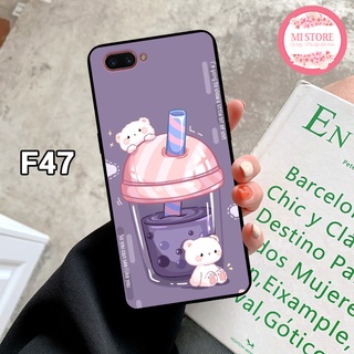 Ốp điện thoại OPPO A3S/ A1K/ REALME C1/ REALME C2 - Ốp lưng OPPO in hình gấu, thỏ xinh xắn, vũ trụ