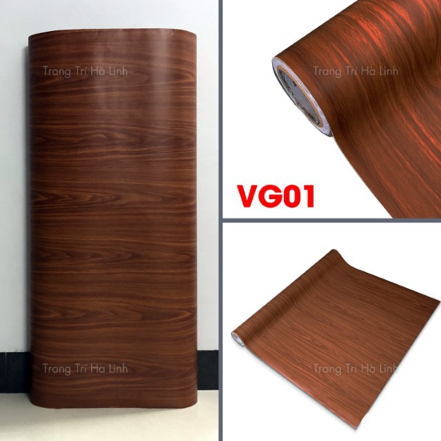 Giấy decal dán tường giả vân gỗ dán bàn tủ chống nước khổ 1.2m sẵn keo đẹp giá rẻ [có bán kèm dụng cụ thi công]