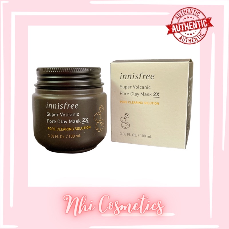 Mặt Nạ Đất Sét Innisfree Jeju Volcanic Pore Clay Mask 2X