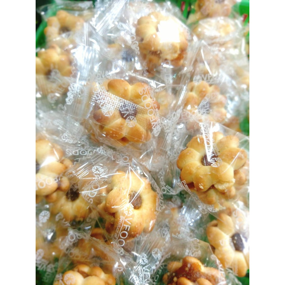 BÁNH QUY HOA MAI NHÂN MỨT THƠM THÁI LAN - TÚI ZIP 500GR