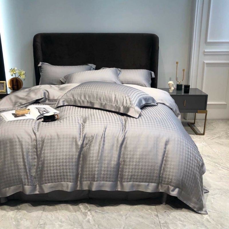 Set Chăn Ga Gối Lụa tencel Roma 5D ( set 4 món)