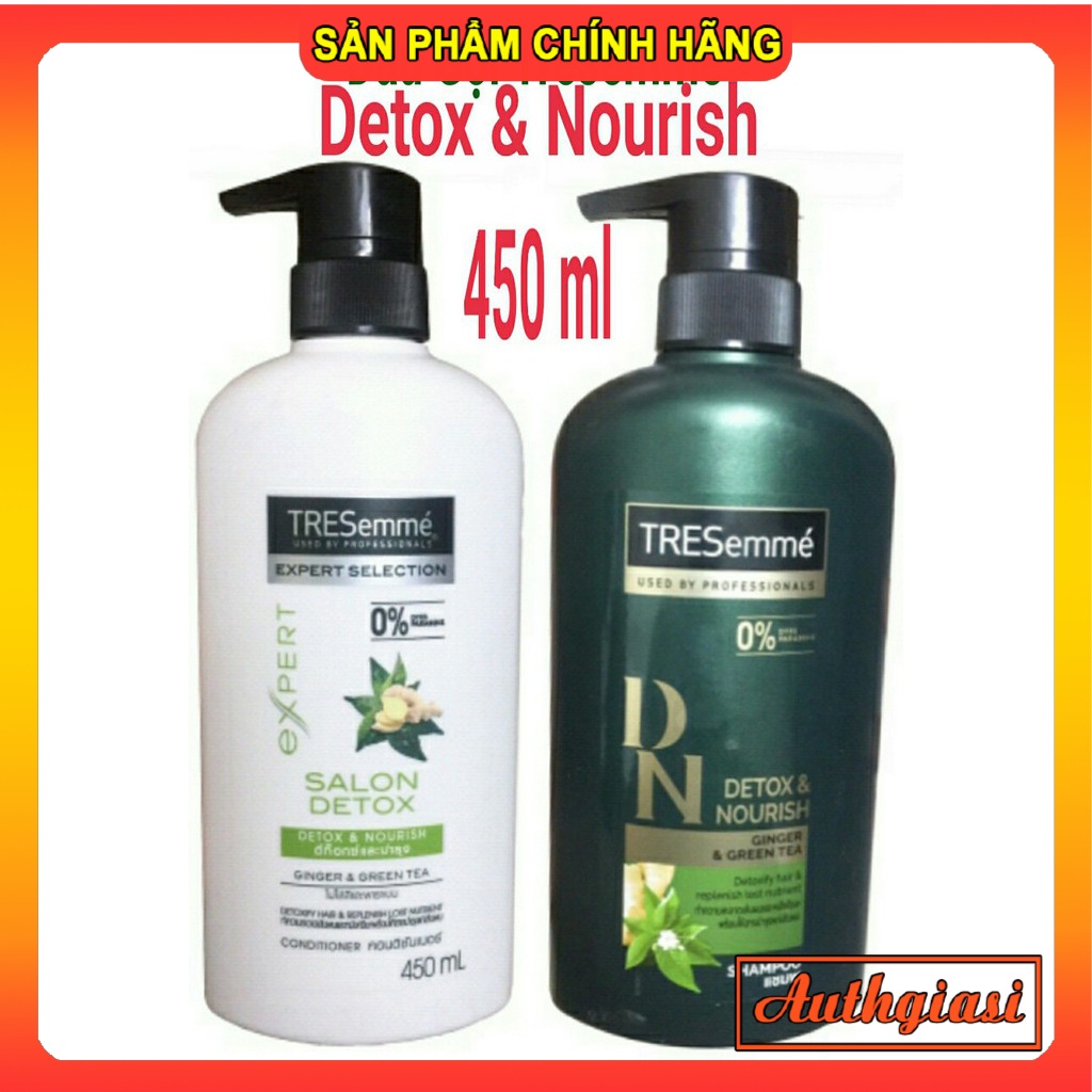 Dầu gội xả Tresemme Detox‎ Nourish Thái Lan (chiết xuất gừng và trà xanh) | BigBuy360 - bigbuy360.vn