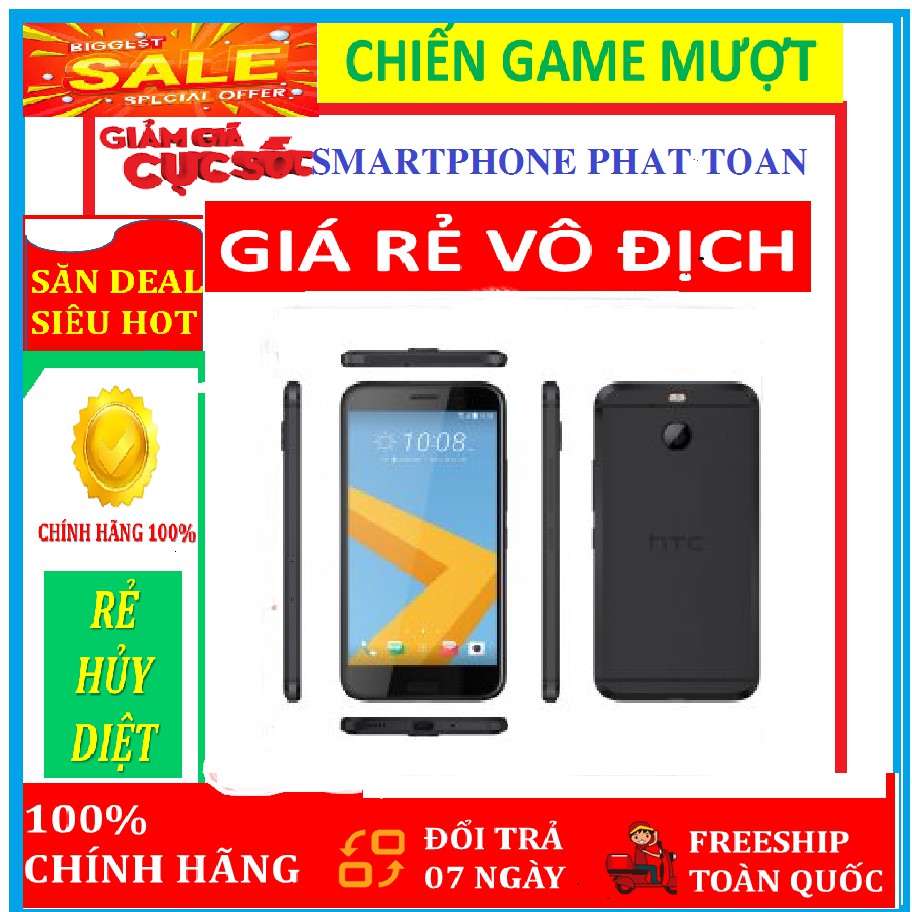 điện thoại HTC ONE 10 EVO  ram 3G bộ nhớ 32G mới Chính Hãng - Chiến PUBG/Free Fire ngon