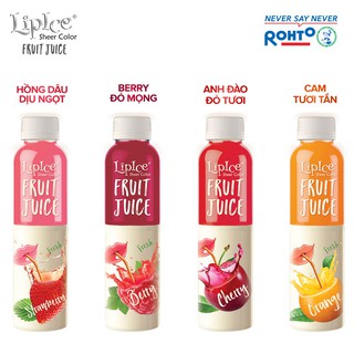 Son dưỡng có màu Lipice Sheer Color Fruit Juice 4g