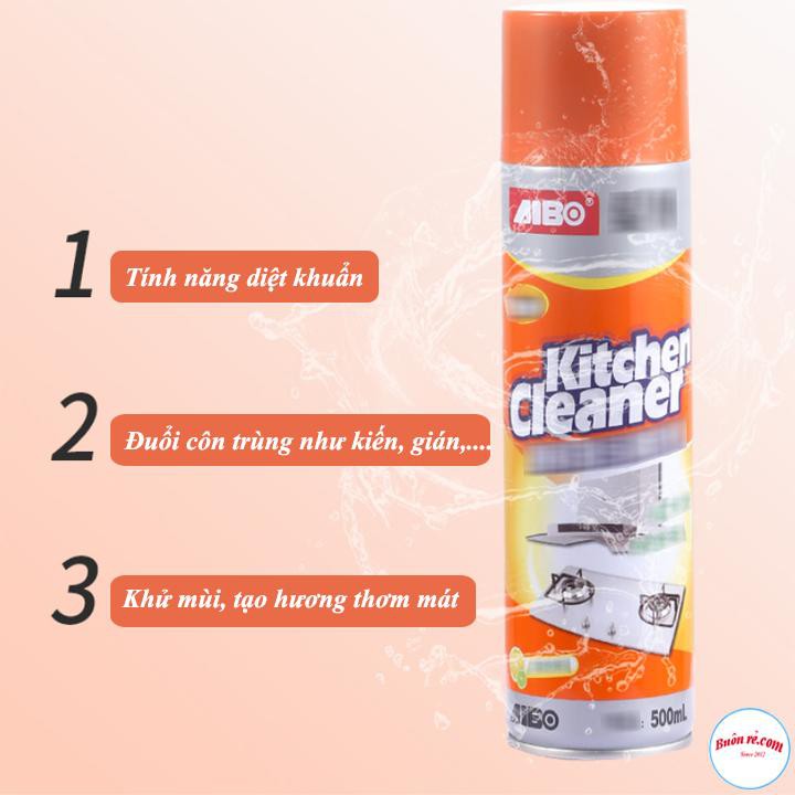 Bình Xịt Tẩy Bếp Đa Năng Kitchen Cleaner Khử Mùi Tạo Hương Thơm 500ml 00238