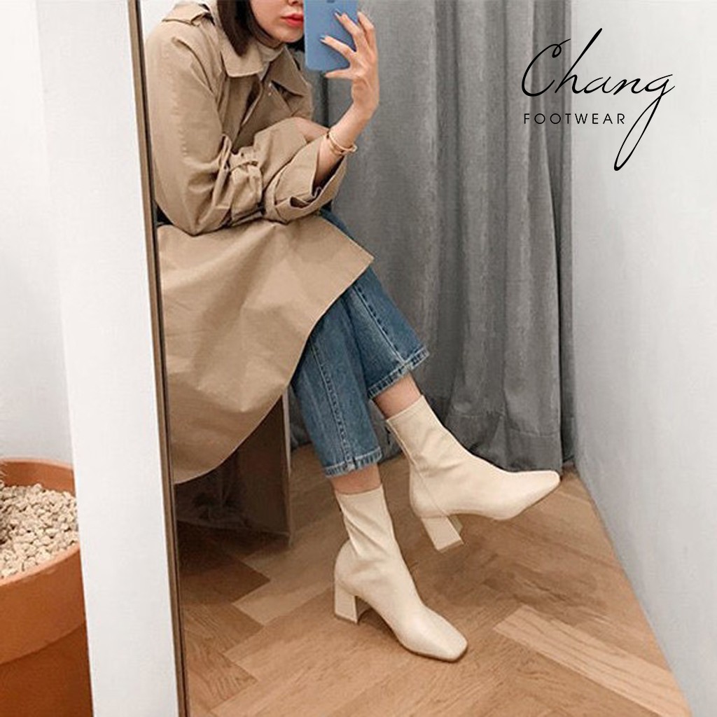 Boot nữ mũi vuông cao gót | HÀNG MỚI VỀ | Boot kiểu Hàn Quốc mới nhất 2020 (mã 7089)