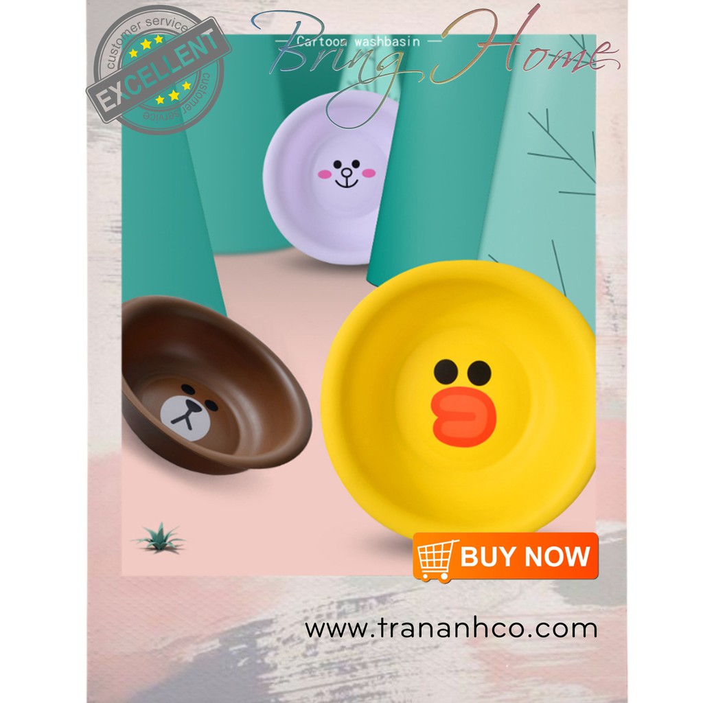 Thau nhựa thỏ/gấu/vịt