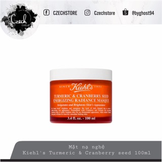 Mặt nạ nghệ Kiehl's TURMERIC & CRANBERRY SEED ENERGIZING RADIANCE MASQUE