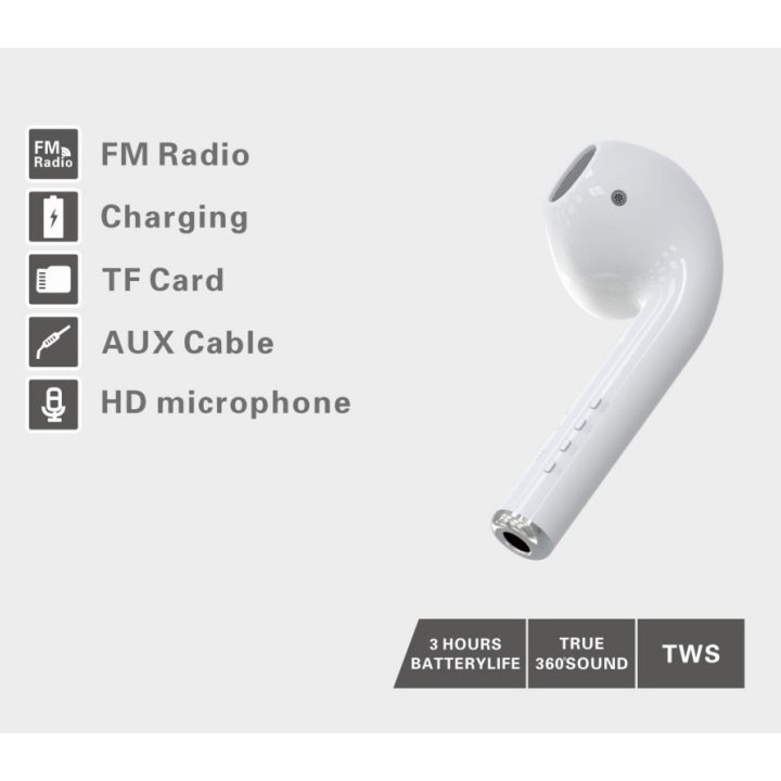 Loa Bluetooth MK-101 Hình Tai Nghe Airpod Khổng Lồ