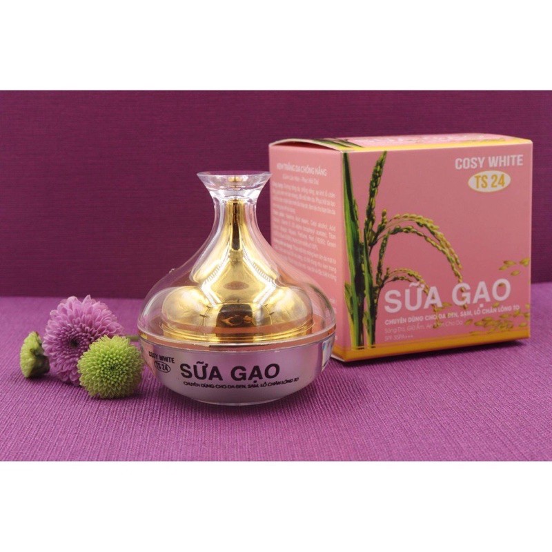 KEM DƯỠNG TRẮNG DA MẶT COSY WHITE SỮA GẠO - TRẮNG DA CHỐNG NẮNG 18G