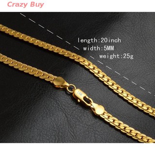 Dây chuyền trơn mạ vàng giả 18k thời trang bông tai nhựa vòng tay đính đá mặt dây chuyền vàng kim cô trang sức đeo