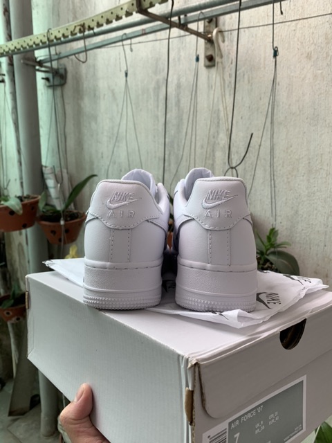(Miễn Phí Vận Chuyển) Giày Thể Thao Nam Nữ - AF1 Trắng Full - Hàng Có Sẵn - Chất Lượng Cao - Best Seller | BigBuy360 - bigbuy360.vn