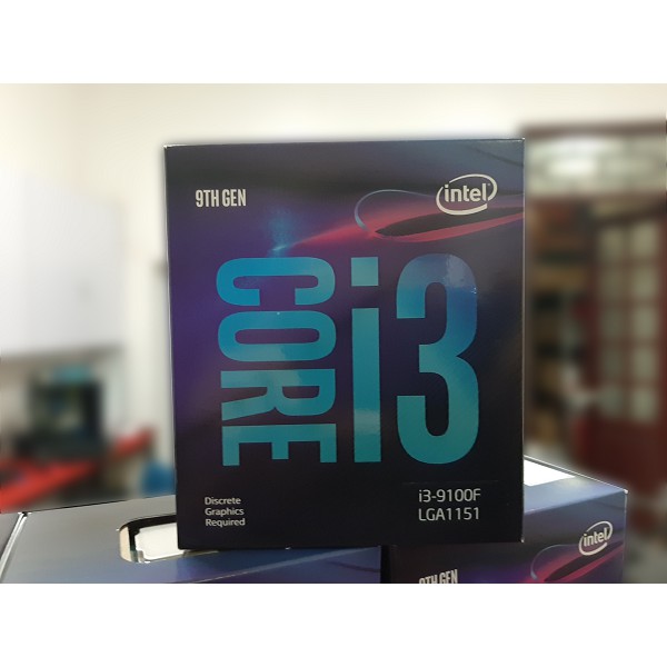 Bộ vi xử lý Intel Core I3 9100F 4 Cores 4 Threads 3.6-4.2GHz No GPU chính | WebRaoVat - webraovat.net.vn