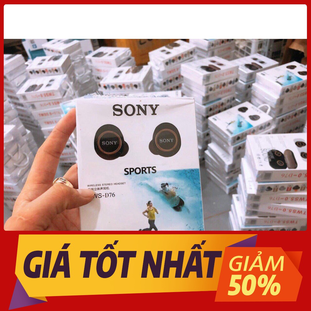 GIÁ SIÊU YÊU Tai Nghe Sony Bluetooth TWS-D76 SALE
