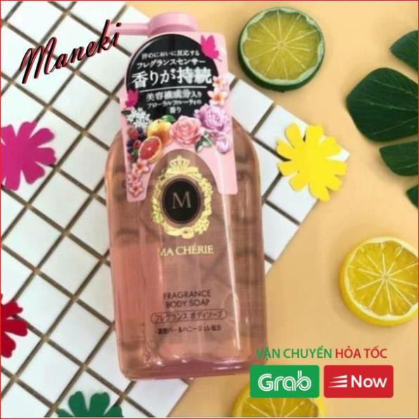 [Hàng Nhật Chuẩn] Sữa Tắm Trắng Da Macherie Shesido 450ml Nhật Bản | Sữa Tắm Thảo Dược Macherie Shiseido 450ml Nhật